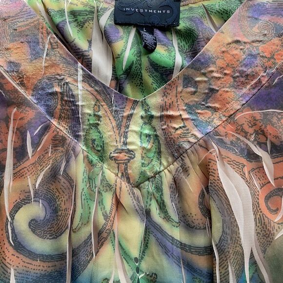 Investments Orange Statement Top - L - Picture 5 of 6